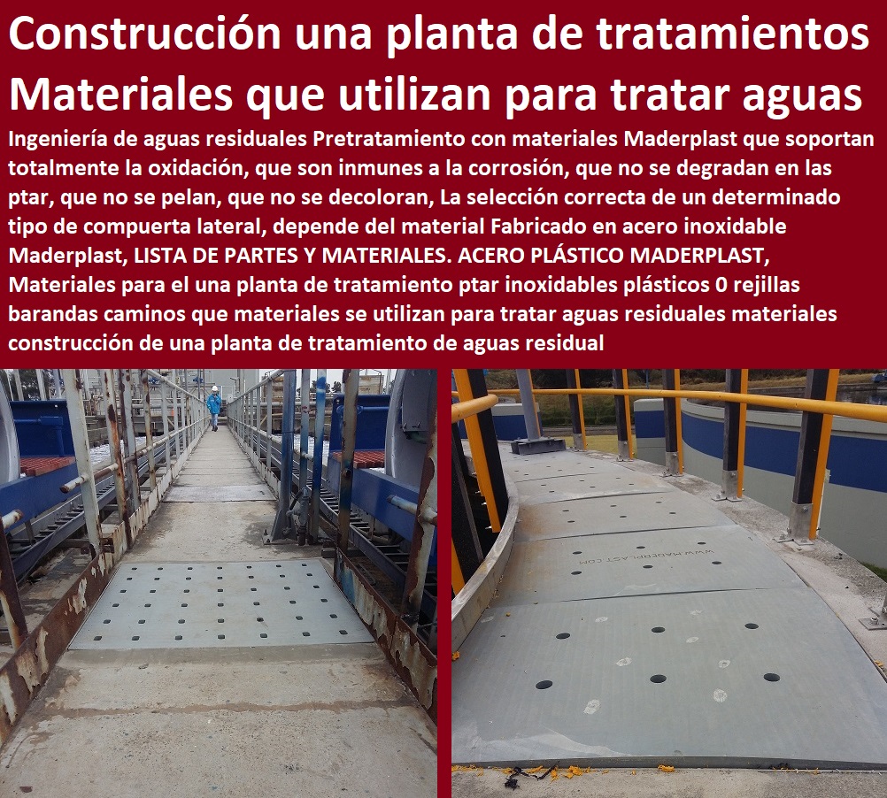 Materiales para el una planta de tratamiento ptar inoxidables plásticos 0 rejillas barandas caminos que materiales se utilizan para tratar aguas residuales materiales construcción de una planta de tratamiento de aguas residual ptar 01 Materiales para el una planta de tratamiento ptar inoxidables plásticos 0 rejillas barandas caminos que materiales se utilizan para tratar aguas residuales materiales construcción de una planta de tratamiento de aguas residual ptar 01 Somos fabricantes de compuertas, diques, charnelas, válvulas, tapas de cámaras de inspección, represas, tanques subterráneos ptar ptap ptl, plantas tratamiento aguas, fábrica de piezas en polipropileno, como se hace, rápido donde puedo comprar cerca de mí, asistencia inmediata, comprar online, cotizar en línea, teléfono celular WhatsApp, 